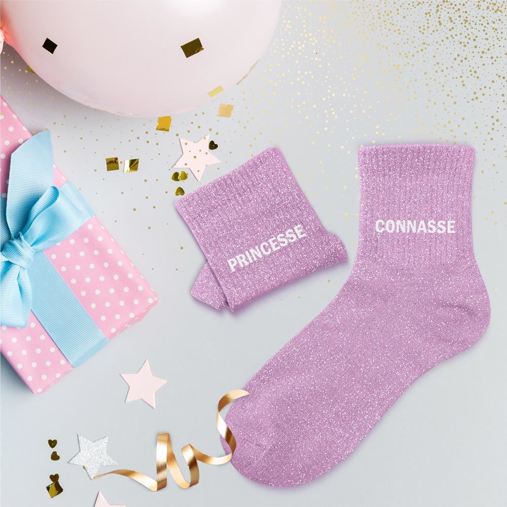 Chaussettes à Paillettes - PRINCESSE CONNASSE