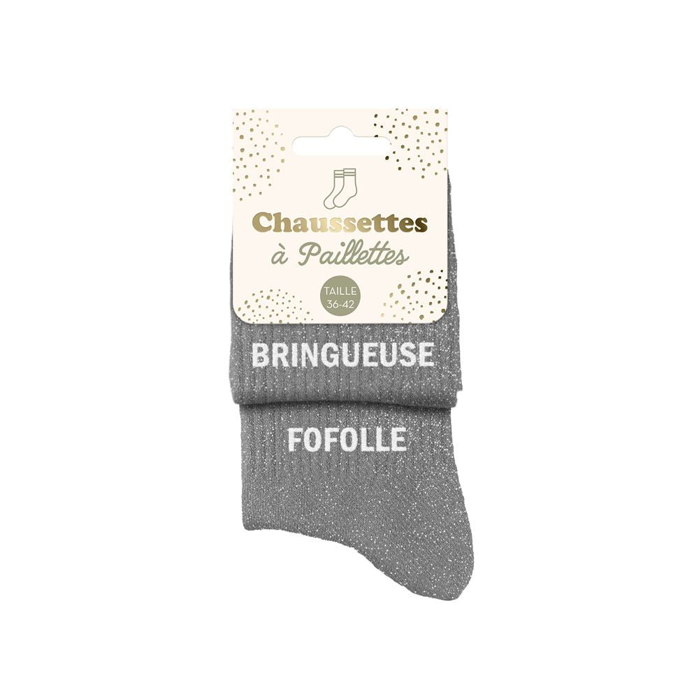 Chaussettes à Paillettes - BRINGUEUSE FOFOLLE
