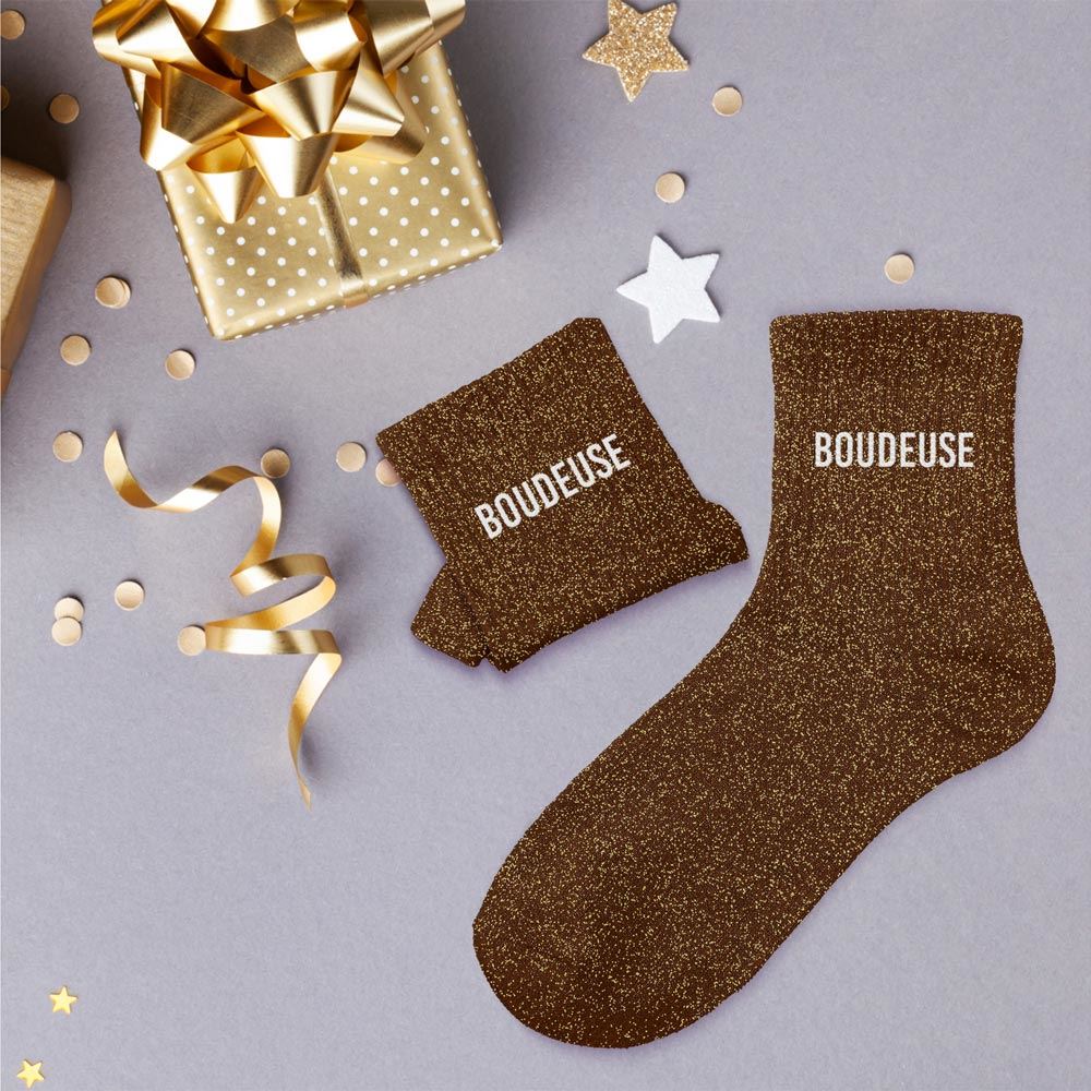 Chaussettes à Paillettes - BOUDEUSE