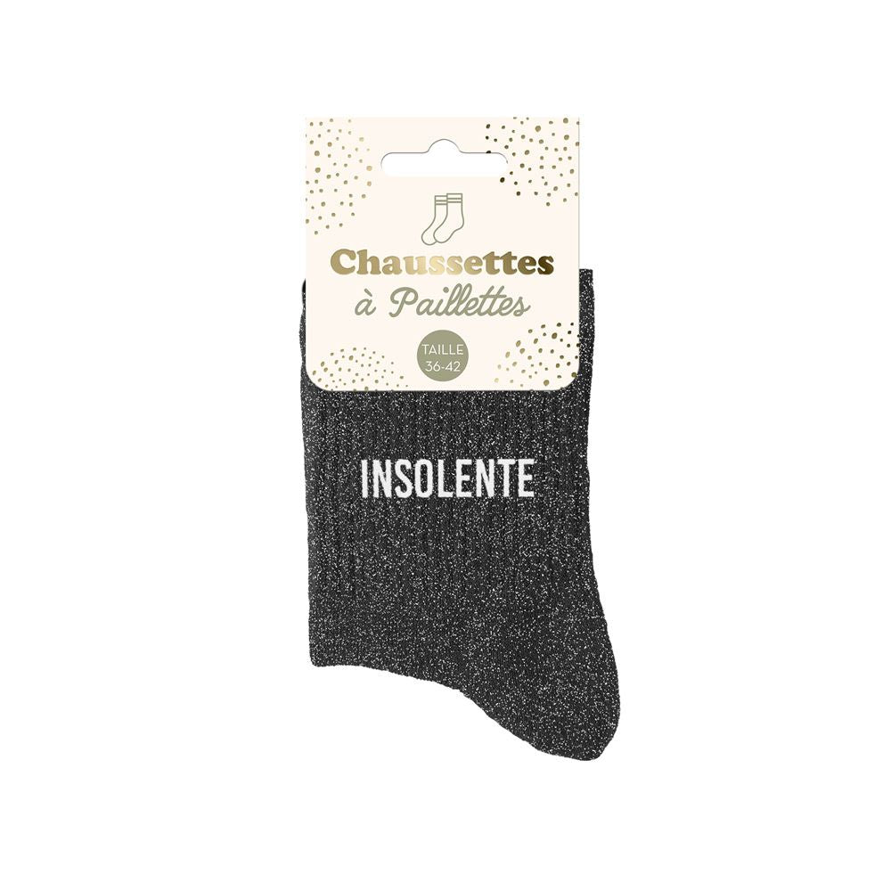 Chaussettes à Paillettes - INSOLENTE
