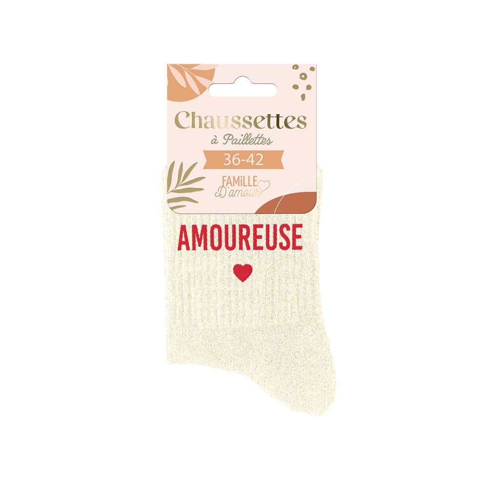 Chaussettes à Paillettes - AMOUREUSE
