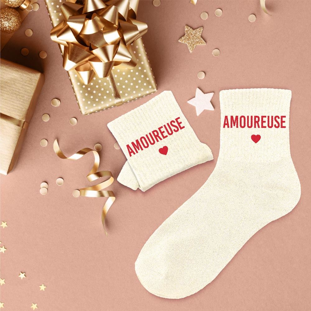 Chaussettes à Paillettes - AMOUREUSE