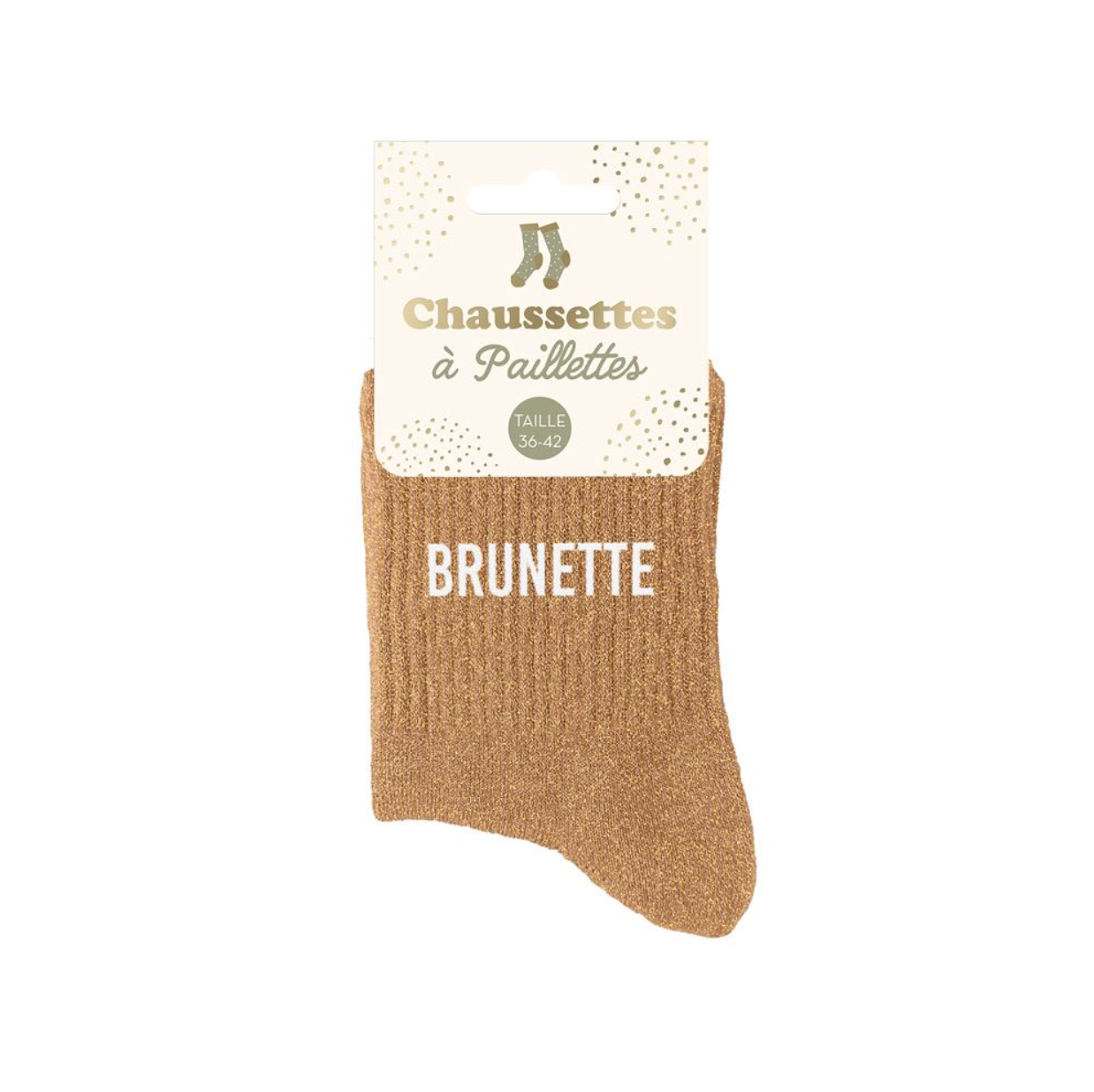 Chaussettes à Paillettes - BRUNETTE