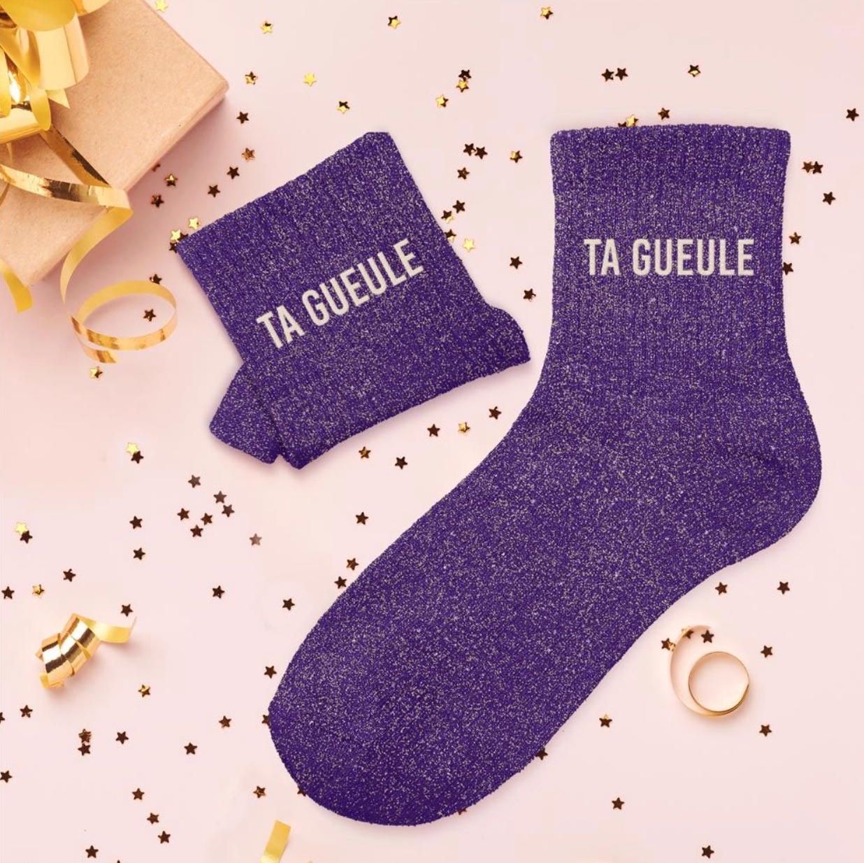 Chaussettes à Paillettes - TA GUEULE