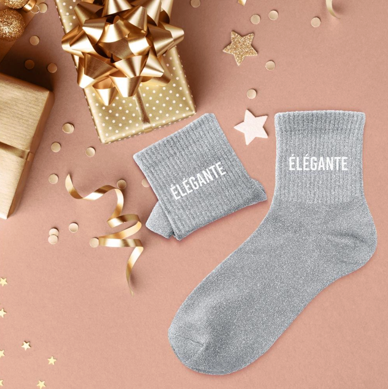 Chaussettes à Paillettes - ÉLÉGANTE