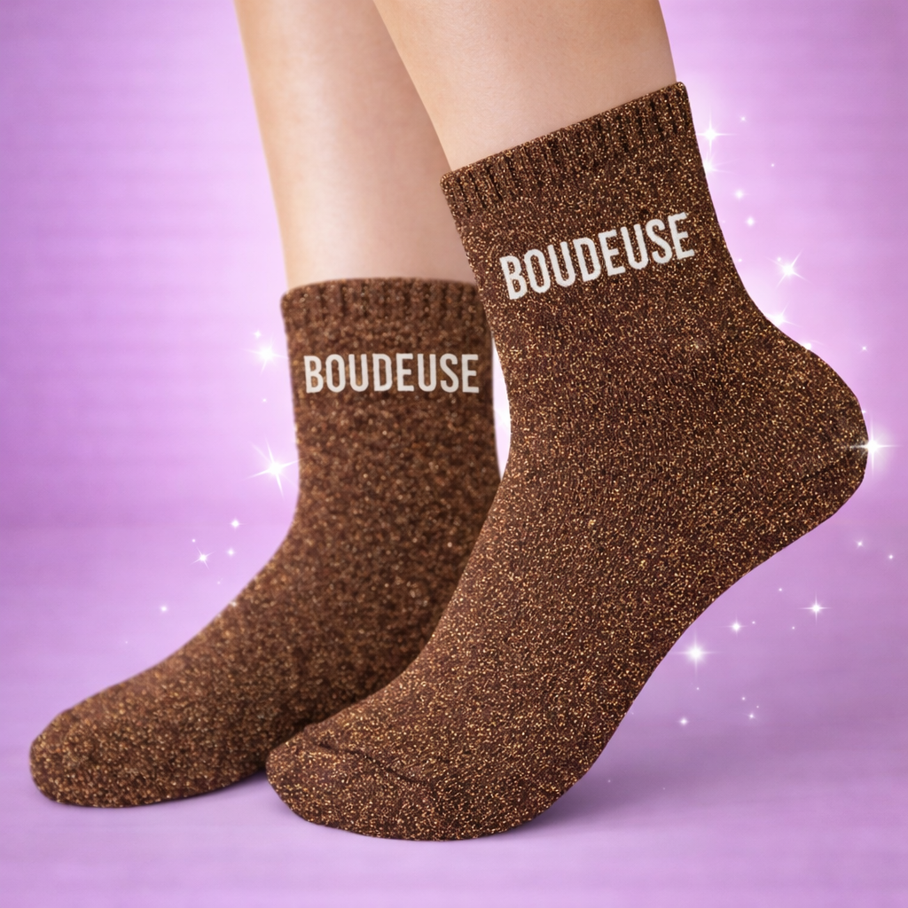Chaussettes à Paillettes - BOUDEUSE